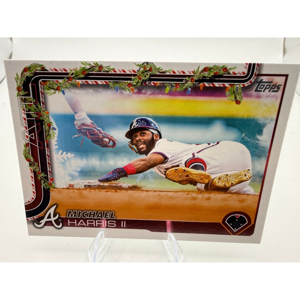 2025 Topps Holiday Michael Harris II Atlanta Braves Baseball Card H107